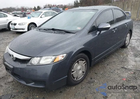 2010 Honda Civic Hybrid из США, поврежденный, VIN JHMFA3F21AS002314